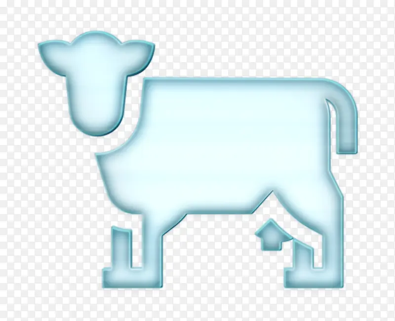 奶牛图标 农业和园艺图标 动物王国图标