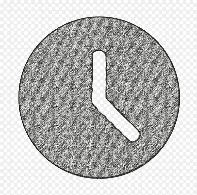 日期和时间图标 时钟图标 圆圈