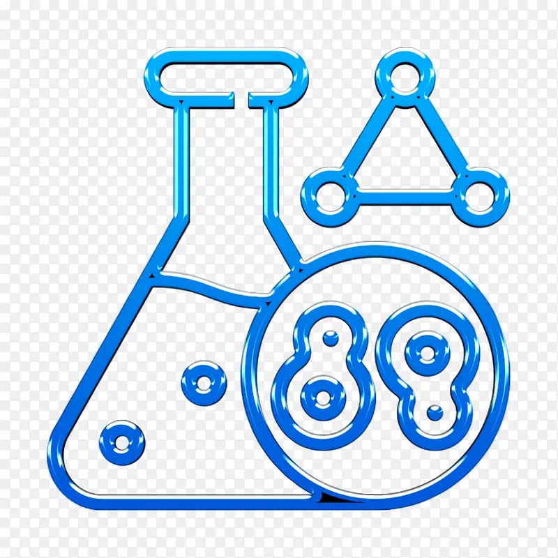 细菌图标 生物化学图标 符号