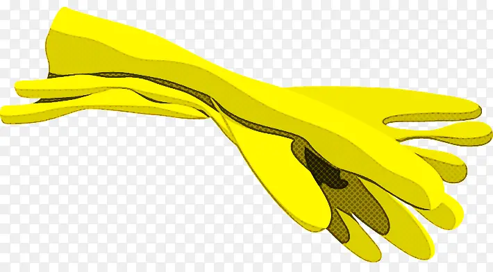 安全手套 手套 黄色