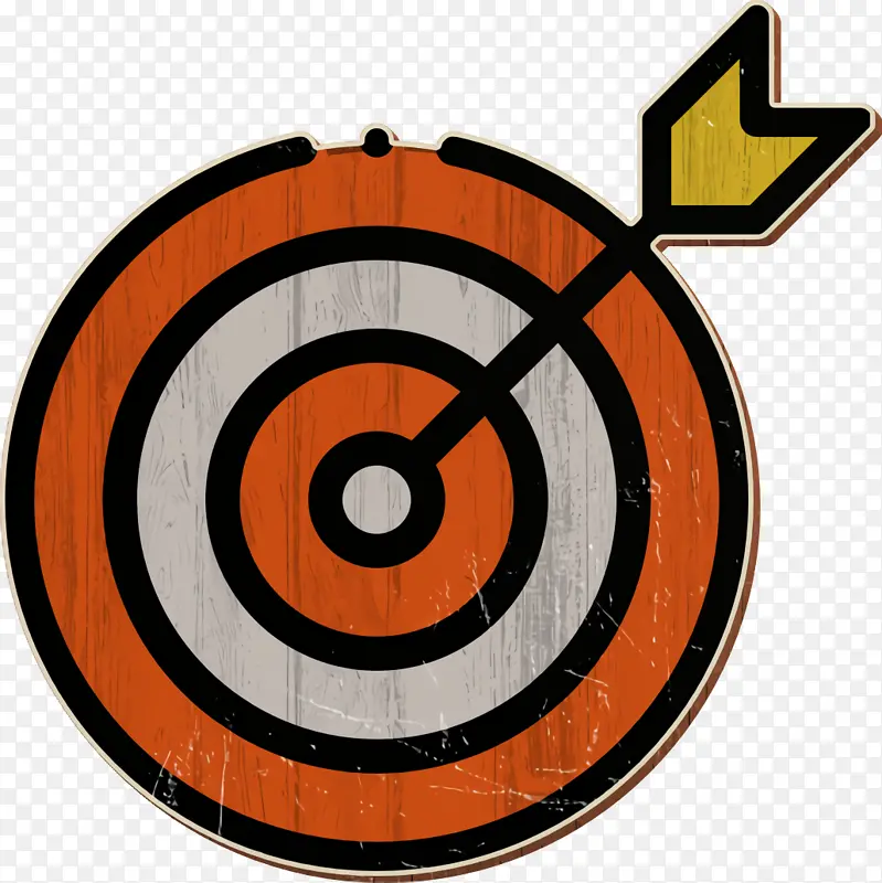 目标图标 数字营销图标 徽标