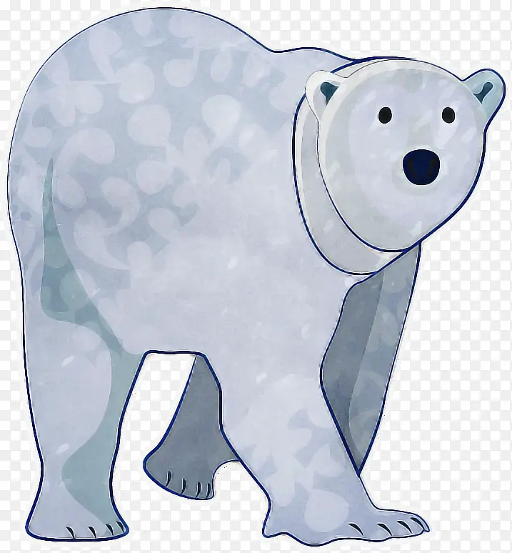 北极熊 熊 卡通