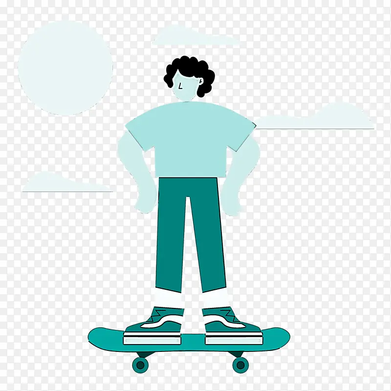 健康 滑板 标志