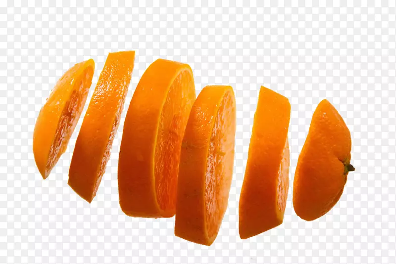 美味分片橙子