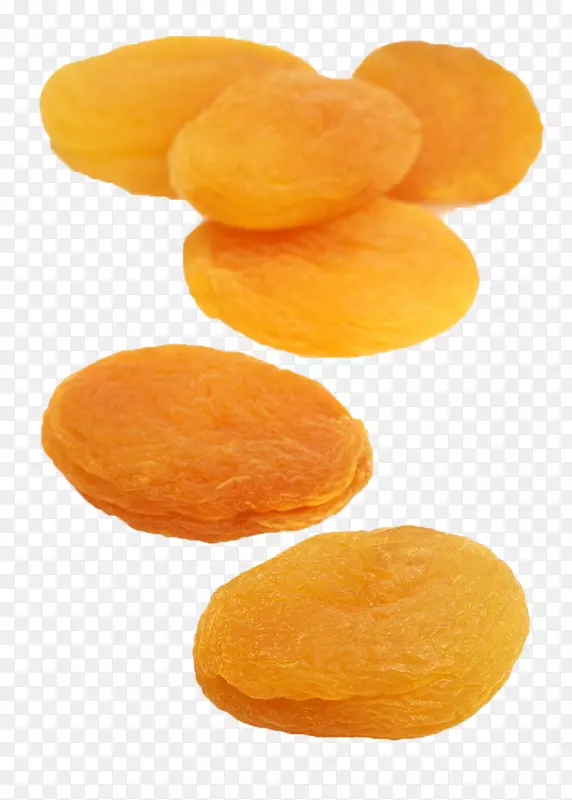 黄色杏干果脯