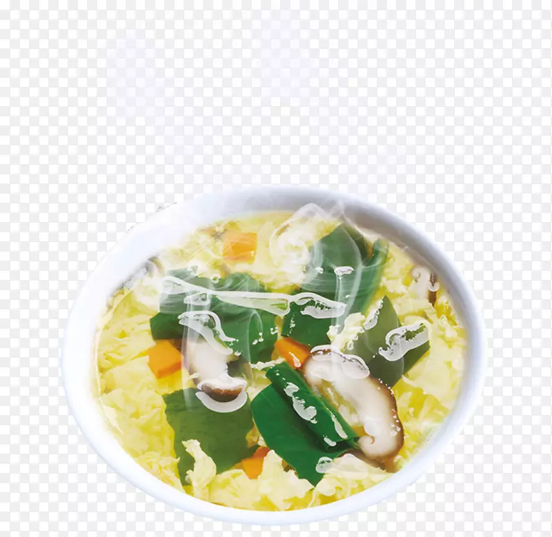 实物香菇紫菜蛋汤