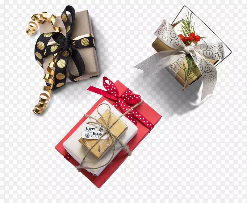 圣诞节礼物盒装饰素材