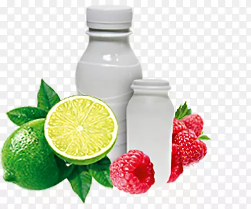 柠檬树莓酸奶瓶