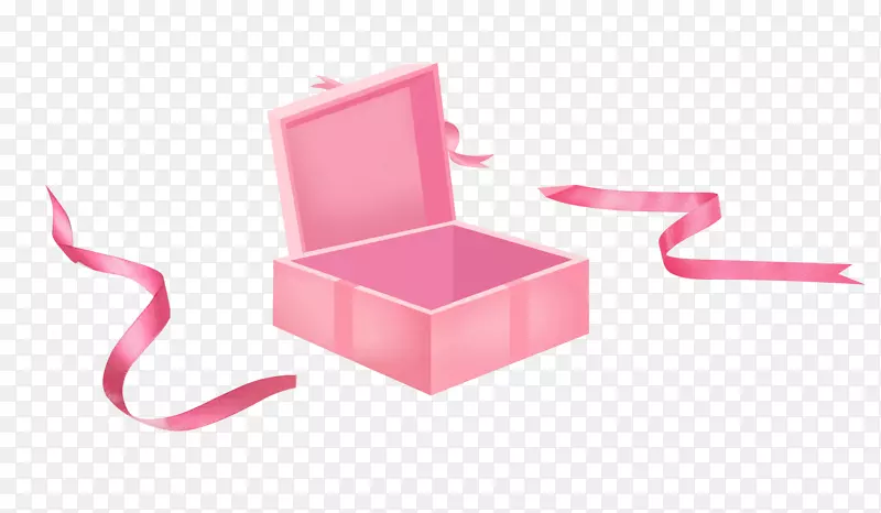 粉色丝带精美礼盒