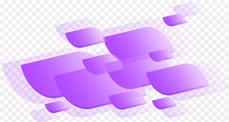 紫色抽象图形