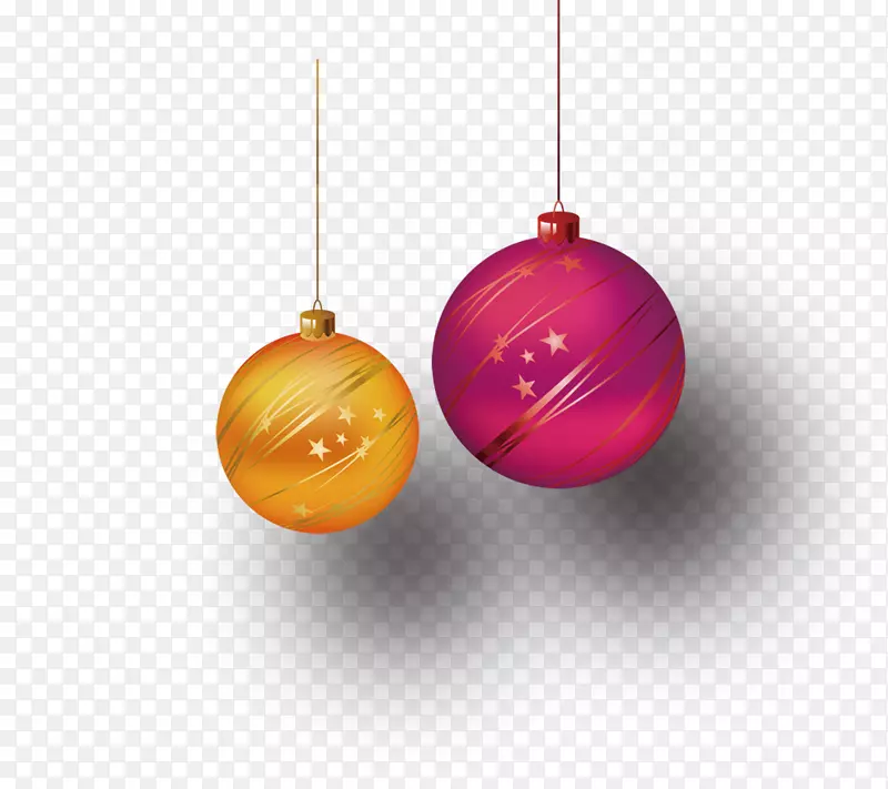 圣诞彩色圆球