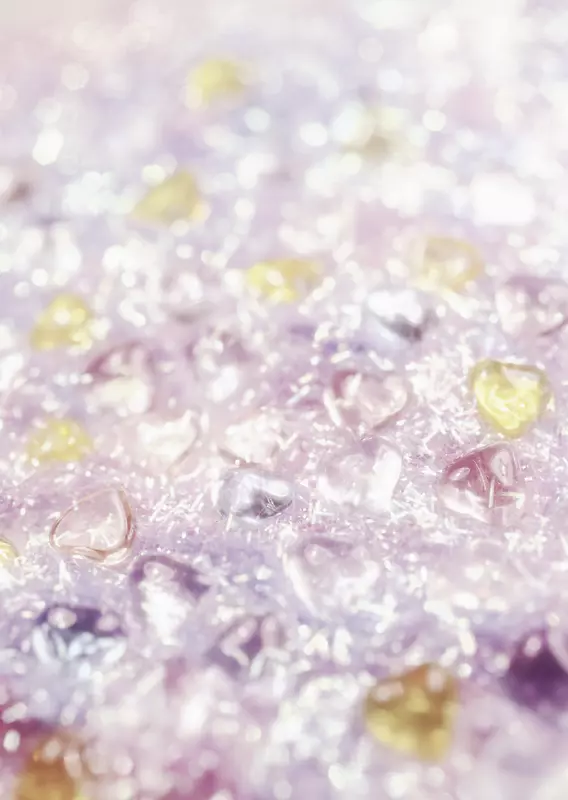 紫粉色水晶素材