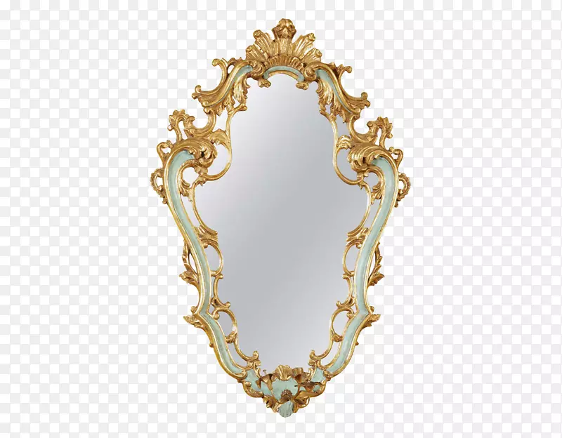 金色欧式古典镜子