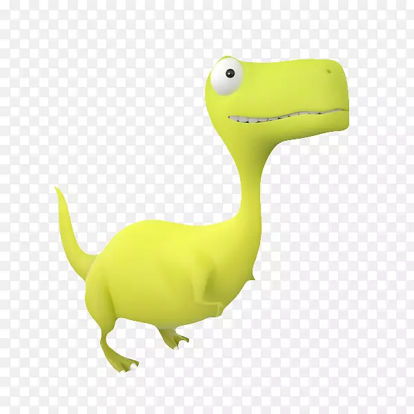 黄色可爱恐龙