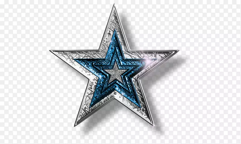 立体五角星装饰图案