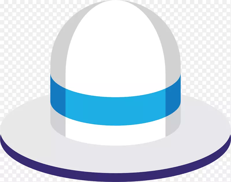 蓝白帽子UI图标设计
