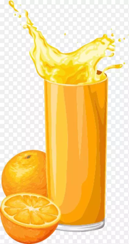 橙汁矢量图