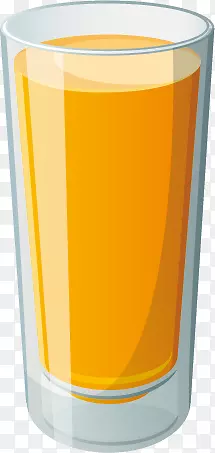 矢量创意设计一杯鲜橙汁图标