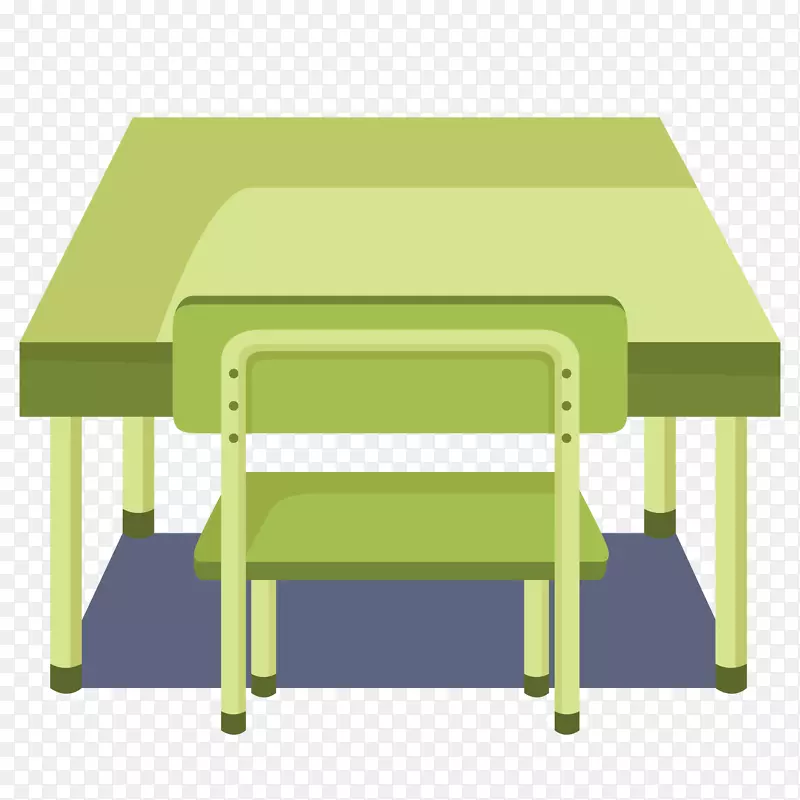 绿色的美式家居书桌