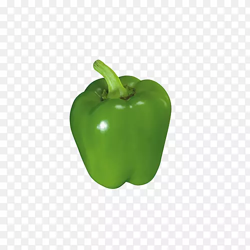 绿色肉椒甜椒产品实物PNG