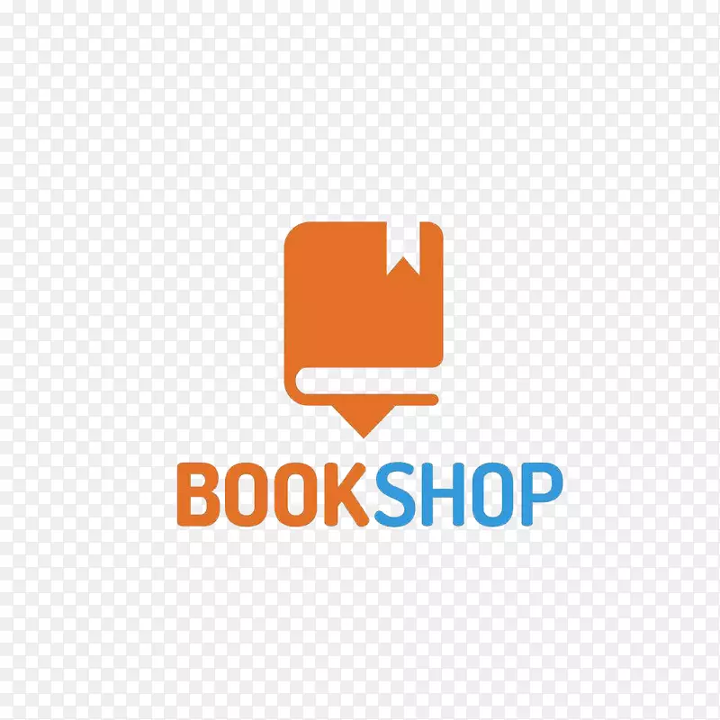 橙色书籍书店logo