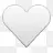 白色的灰色心爱heart-icons