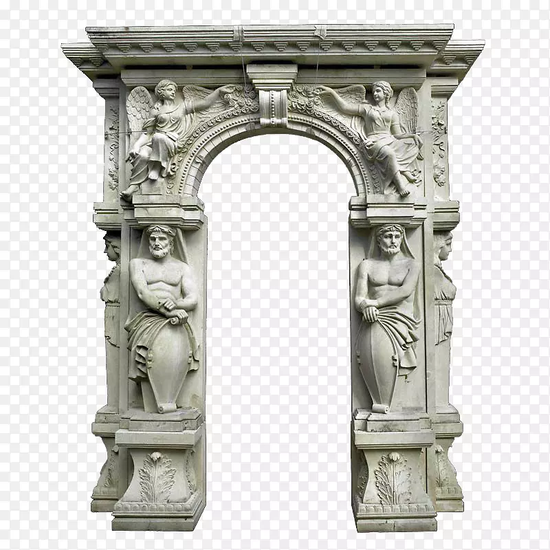 欧美石像拱门素材图片
