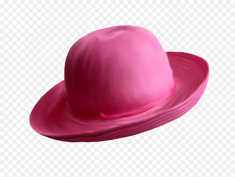 粉红色帽子