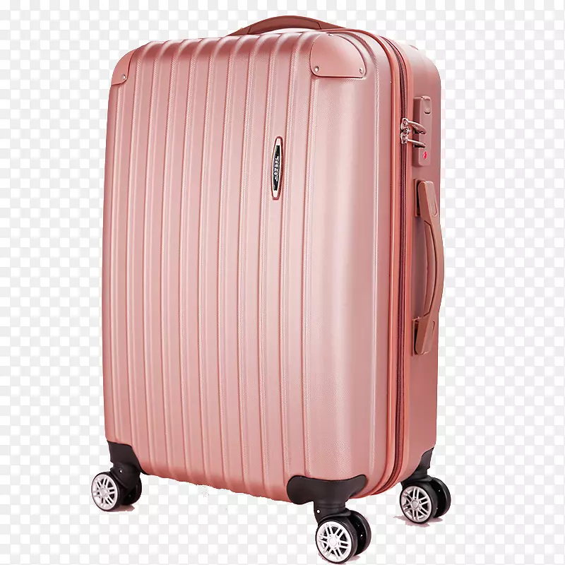 粉色旅行箱