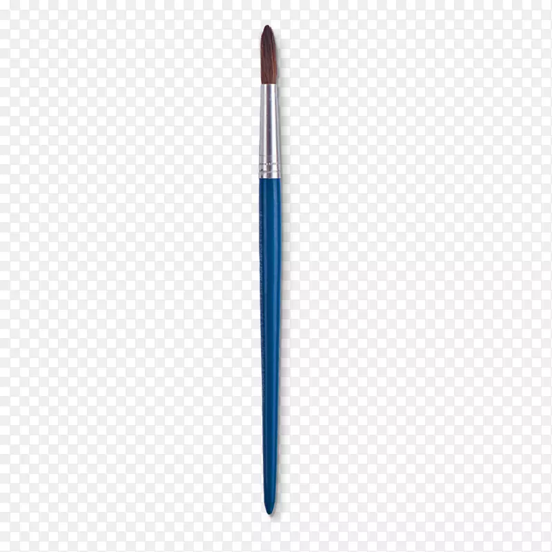 蓝色水粉画笔