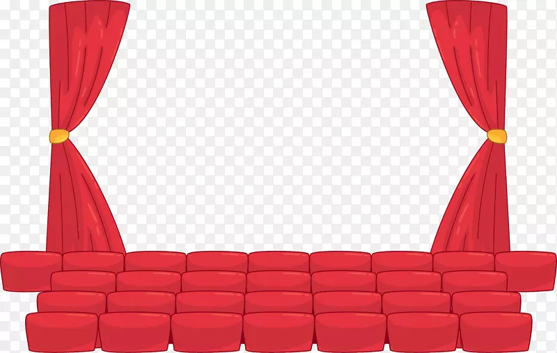 红色剧院观众席