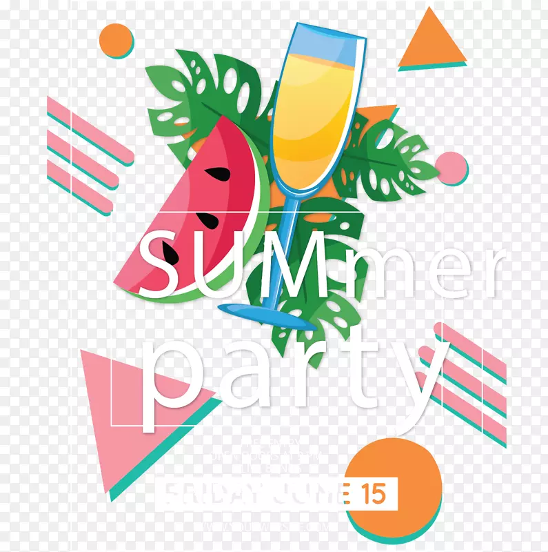 夏日派对水果果汁
