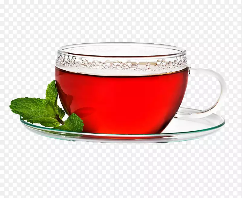 透明茶杯红茶