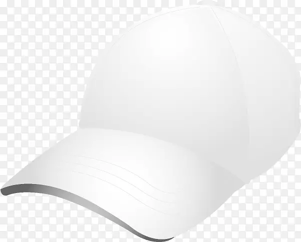 一顶白色的棒球帽