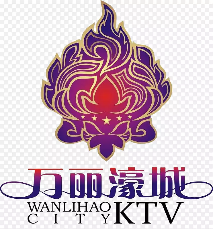 免抠彩色渐变KTVLOGO