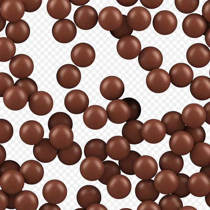 美味巧克力豆矢量图