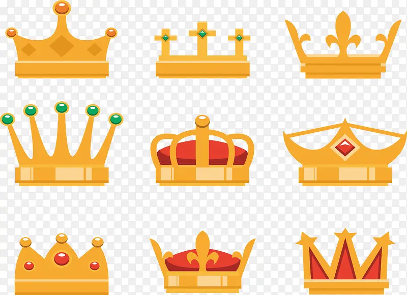 金色贵族王冠设计