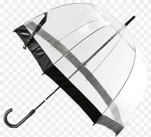 透明黑色雨伞