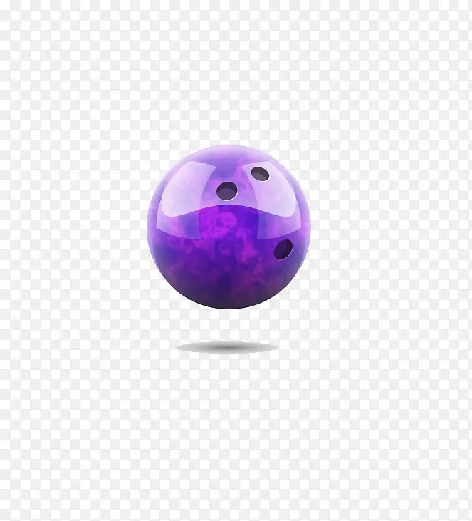 紫色质感小球