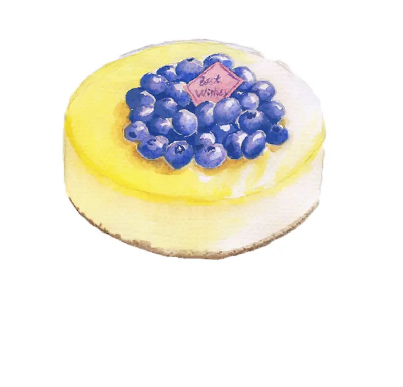 蓝莓芝士蛋糕