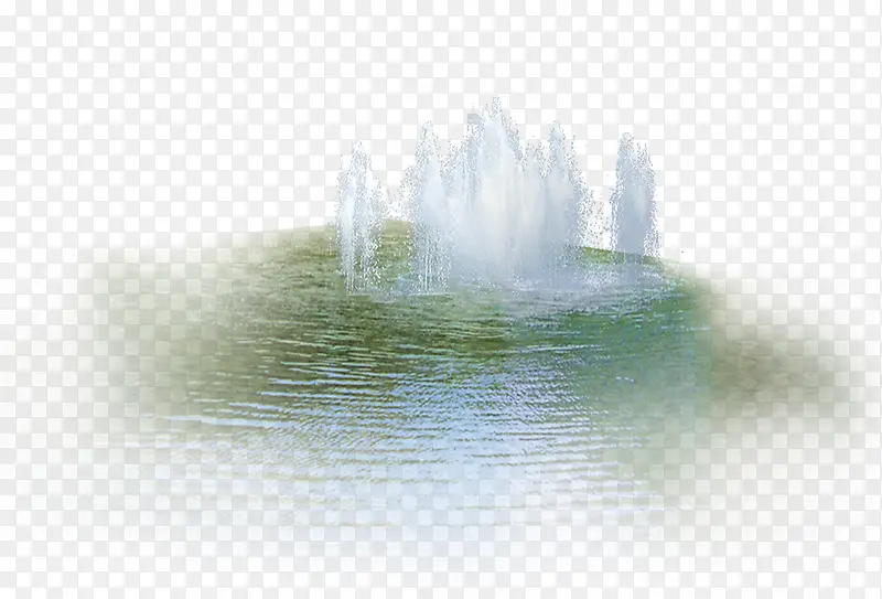 喷泉水柱