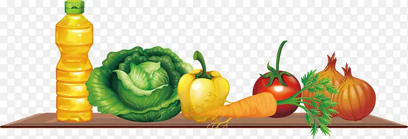 卡通清新蔬菜桌面