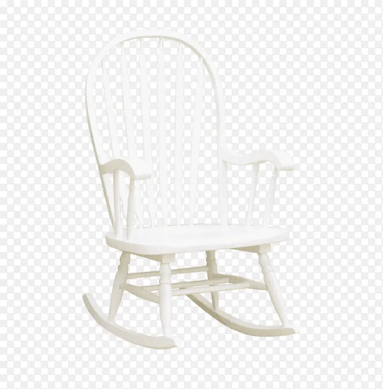 白色漂亮木椅