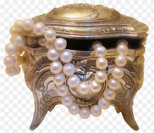 漂亮的珍珠首饰盒
