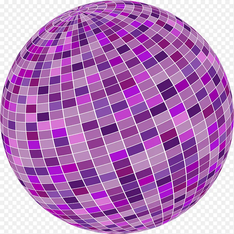 紫色水晶球素材