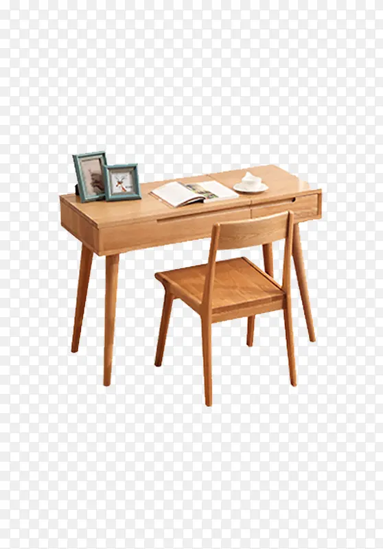 木制北欧小书桌