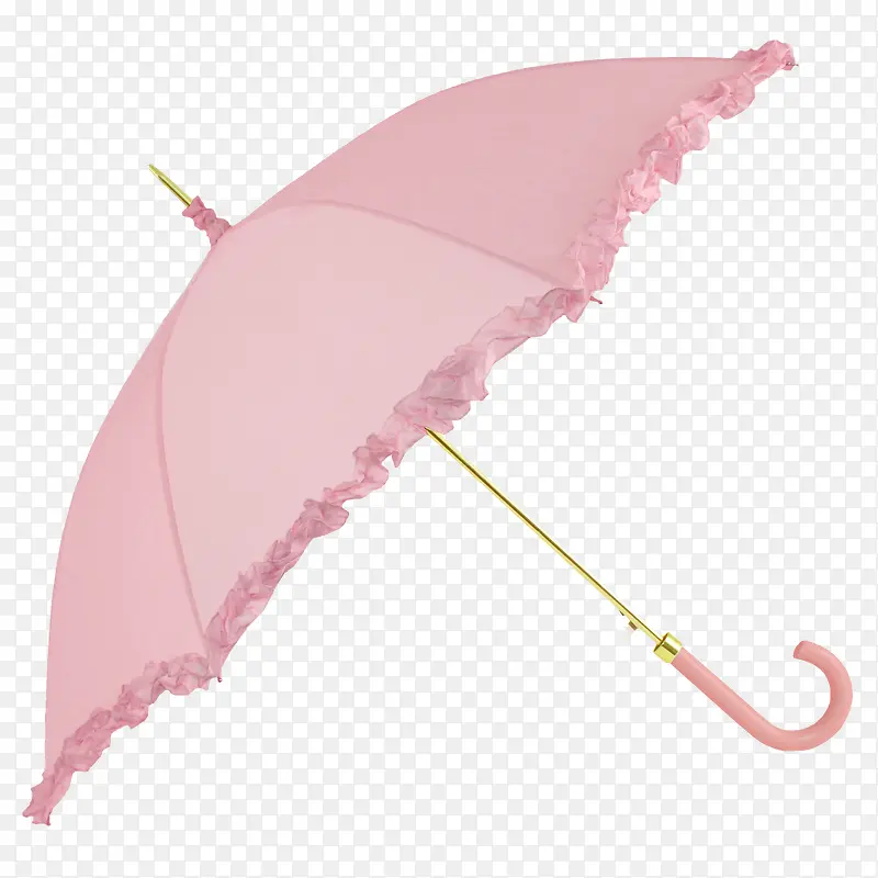 粉色漂亮雨伞