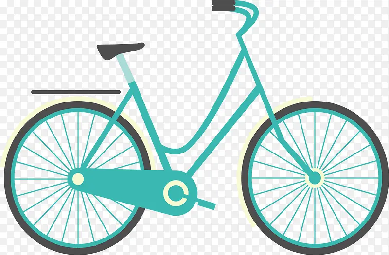 绿色脚踏车