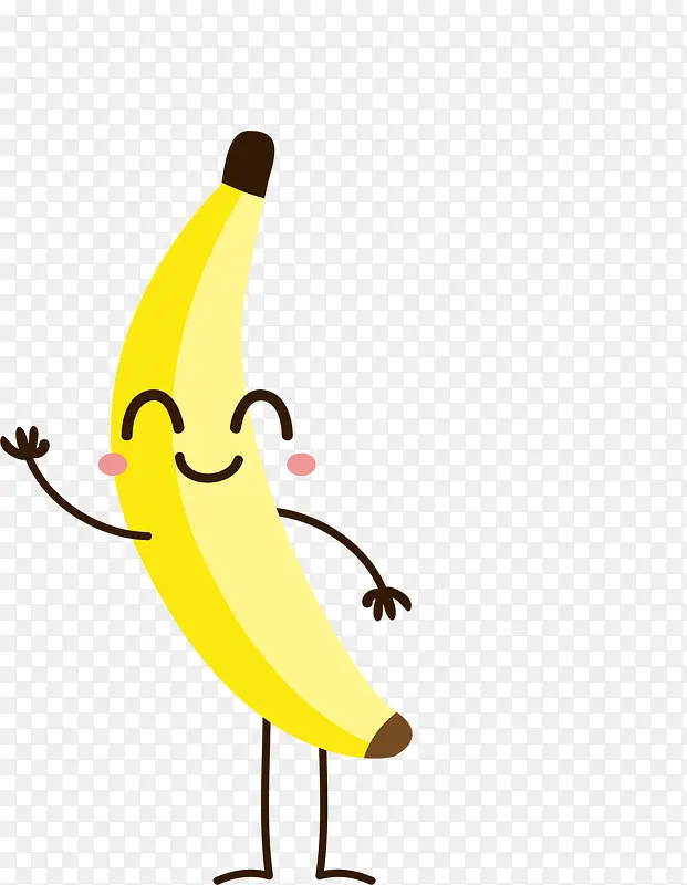 微笑可爱卡通香蕉