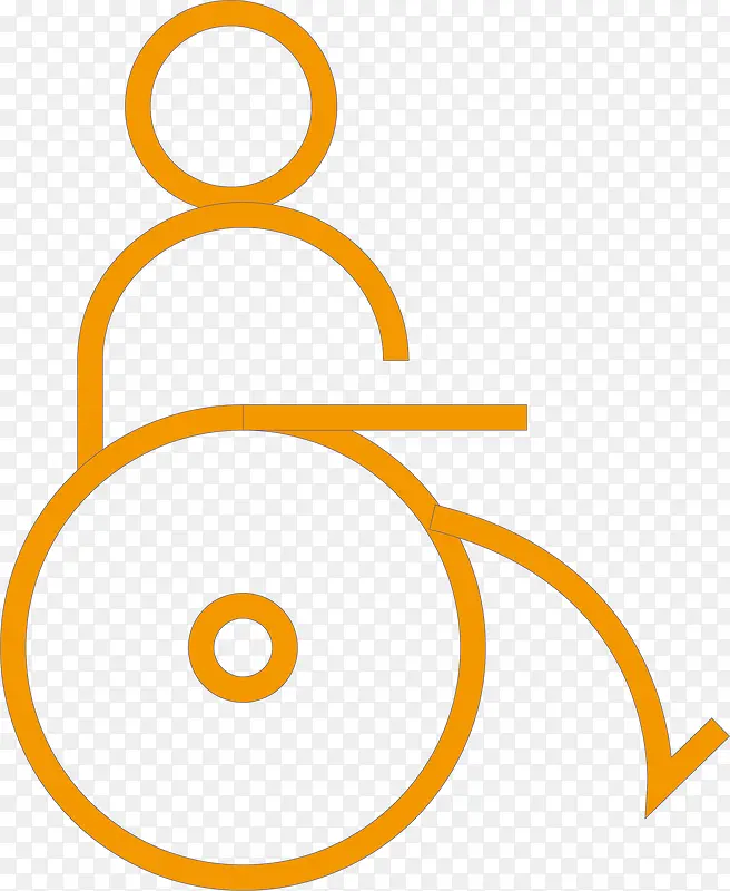 医院的残疾人标志设计